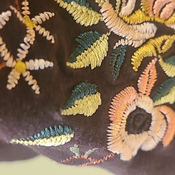 Christian Dior long sleeve top with beautiful embroidery size 42 fr. 10 US - Picture 3 of 12